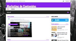 Desktop Screenshot of marketingcontenidos.com