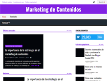 Tablet Screenshot of marketingcontenidos.com